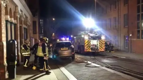 BBC Northampton Museum fire