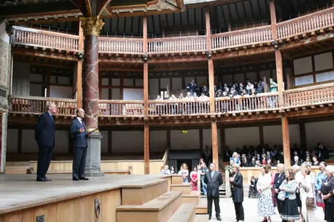 Shakespeare's Globe Prince Philip at Shakespeare's Globe