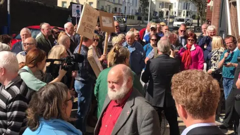 Manx Gas protest