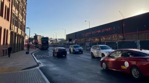 Midland Metro Alliance New paving installed along the northern side of Digbeth High Street