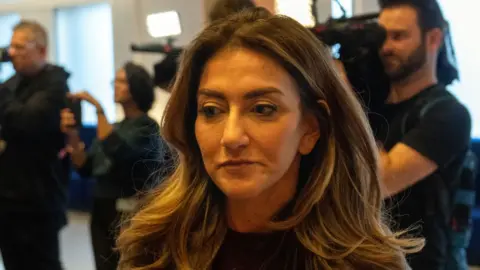 Carl Court/Getty Images Dilan Yesilgöz of the VVD arrives for a meeting in the Dutch parliament