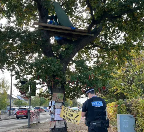 Leanne Dalby A police officer in Ashingdon Road, Rochford