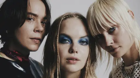 Sarah Piantadosi Dream Wife are backed by drummer Alex Paveley, not pictured here