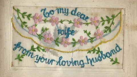 Linda Withey A postcard sent between Frederick and his wife Gertrude