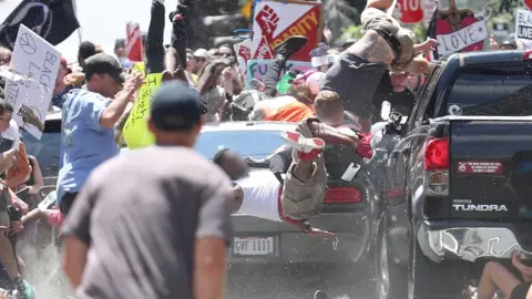 Ryan M Kelly / Daily Progress Car hits protesters in Charlottesville, 12 August 2017