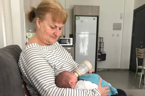 Jonah and his grandmother Anette Taylor