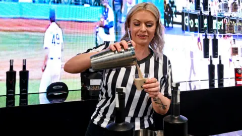 Getty Images Bar worker