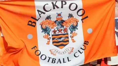 PA Media Blackpool flag