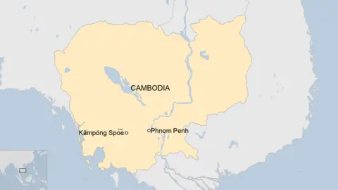 Map of Kampong Speu