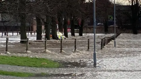 Elaine Crick Stranded police car