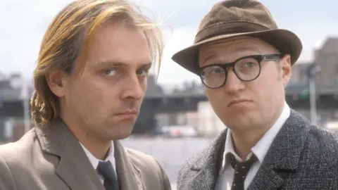 Rik Mayall and Ade Edmondson