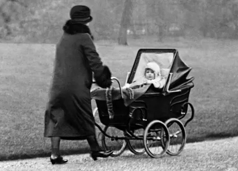 PA Princess Elizabeth in the park. 1 March 1929