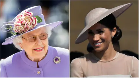 EPA/Reuters The Queen and the Duchess of Sussex