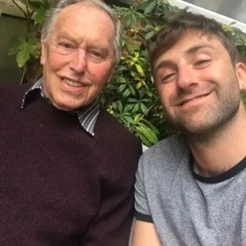 Family handout Tom Brada with his grandad