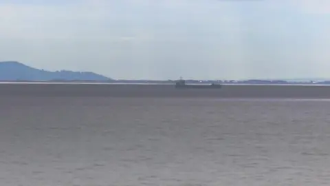 Dredger in the Bristol Channel