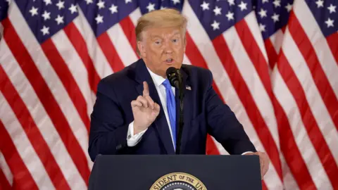 US election 2020 Fact checking Trump s speech on election night