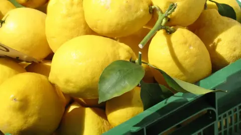 Getty Images Crate of lemons
