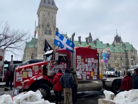 Getty Images Protest in Ottawa