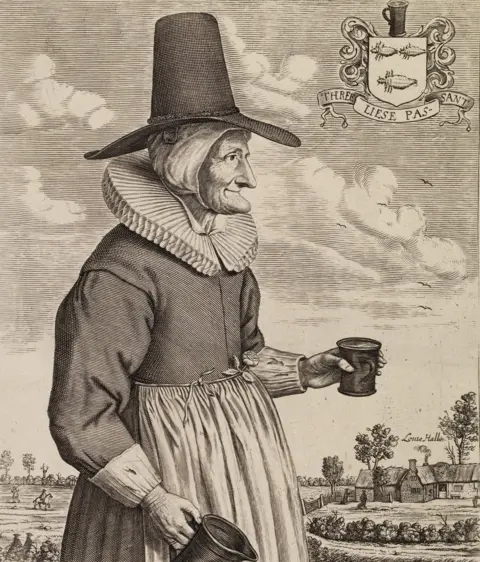 The Trustees of the British Museum CC BY-NC-SA 4.0 Portrait of an innkeeper known as ‘Mother Louse’, 1672