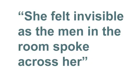 Quotebox: she felt invisible as the men in the room spoke across her