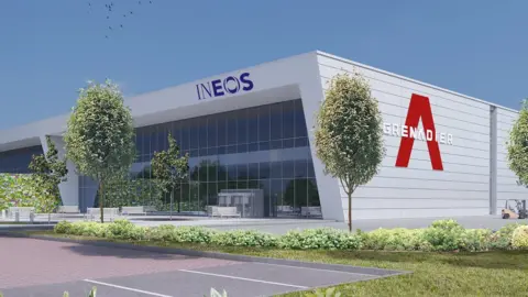 Ineos Artistic impression of the plant plans for Bridgend