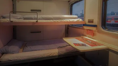 European Sleeper A European Sleeper sleeping compartment