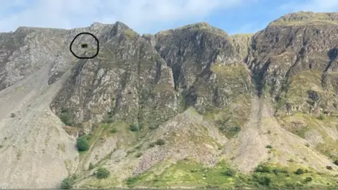 Wasdale MRT Wastwater Screes and location of the rescue