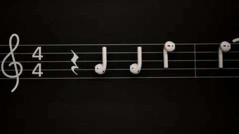 Getty Images AirPod display