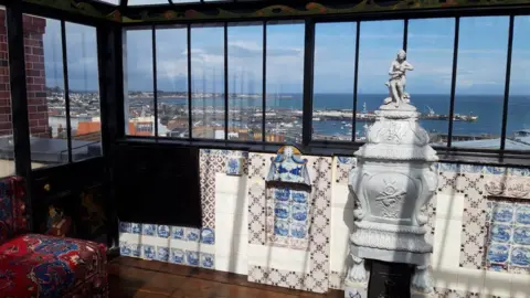 Hauteville House looking out over St Peter Port Harbour