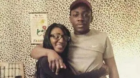 West Midlands Police Melanie Staple with son Fidel Glasgow