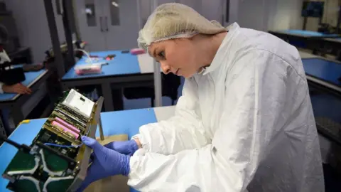 Getty Images Satellite components built in Scotland