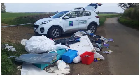 Hertfordshire Council Fly-tipping in Herts