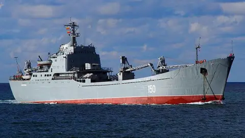 kchf.ru A 2020 photo of the Saratov (Black Sea Fleet website kchf.ru)