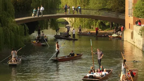 Oli Scarff/getty Punting in Cambridge