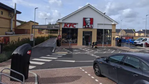 Transport for new homes A KFC takeaway in Dunton