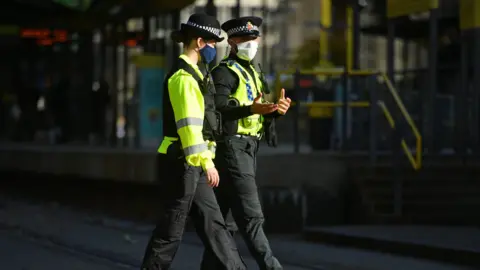 PA Media Police in Manchester