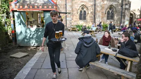 Getty Images beer garden