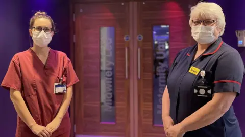 University Hospitals Birmingham Elise Robinson and Maggie Coleman