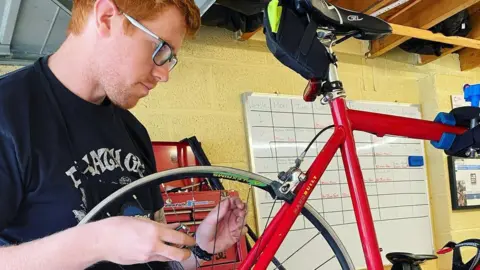 Adam Froggatt Adam in workshop