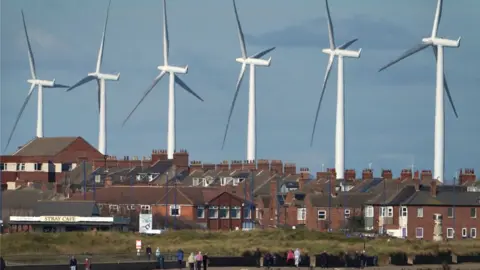 Owen Humphreys/PA Teesside wind farm