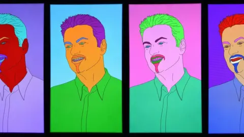 Michael Craig-Martin/PA George Michael by Michael Craig-Martin