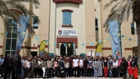 University of Birmingham Staff at the University of Birmingham's Dubai campus