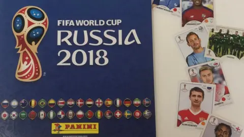 PA Panini World Cup sticker book