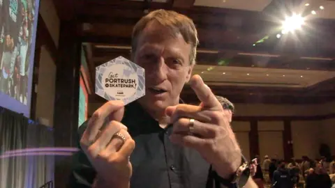 Slaine Browne@skatestoppedportrush Tony Hawk