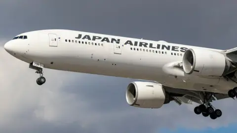 A Japan Airlines plane