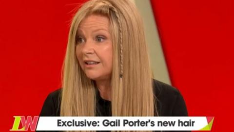 Gail Porter: My daughter made it okay for me to be bald - BBC News