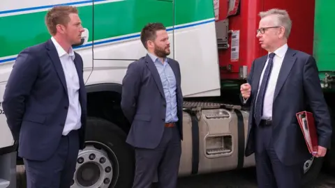 UK Government Michael Gove meets Gwynedd Shipping managers