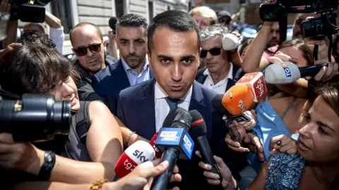 Getty Images Luigi Di Maio, leader of Italy's Five Star Movement party