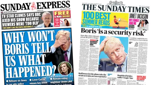 Sunday Express and Sunday Times