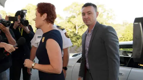 Getty Images Pauline Hanson and James Ashby